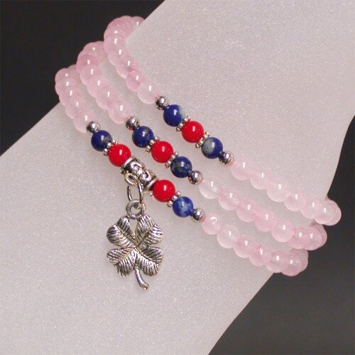 QUARTZ ROSE 3 RANGS