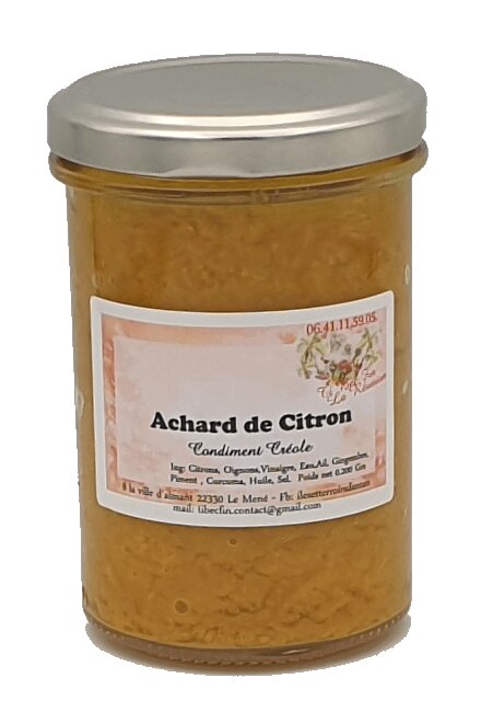 Achards de citron